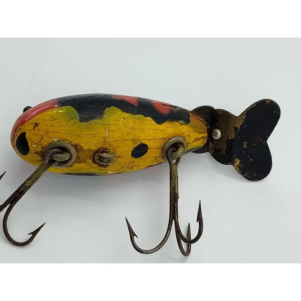 C.C.B.Co.‎ Garrett 1930's Wooden Lure ANTQ-Repainted VTG Fishing BR8.0PA2090